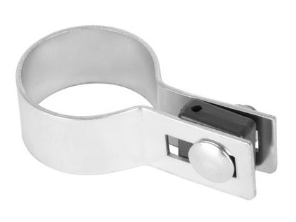 Objímka Strend Pro EUROSTANDARD, 38 mm, koncová, pozinkovaná, na okrúhly stĺpik