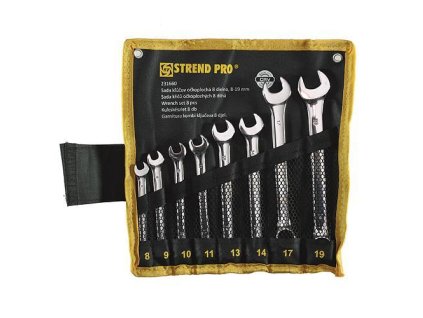 Sada klíčů HR31583 očkoploché, 08 dílná, Cr-V, 8-19 mm