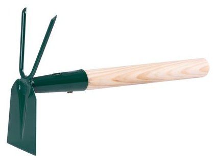 Motyčka FED 003/250 • plochá-Dvouzubec, s násadou