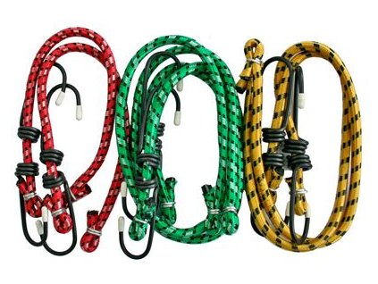 Guma upínací STREND Pro LB332, 6 mm, 2x 30-50-60 cm, s ocelovými háčky