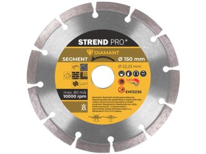 Kotouč STREND Pro 521A, 150 mm, Diamant, Segment