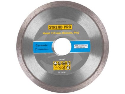 Kotouč STREND Pro 521B, 115 mm, Diamant, Plný