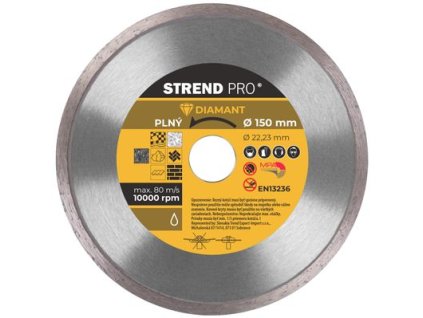 Kotouč STREND Pro 521B, 150 mm, Diamant, Plný