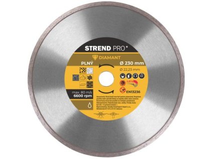 Kotouč STREND Pro 521B, 230 mm, Diamant, Plný