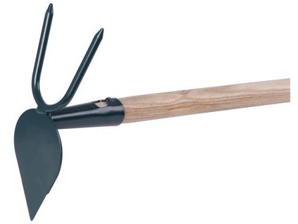 Motyčka H105 / 550 • špičatá-Dvouzubec, s násadou