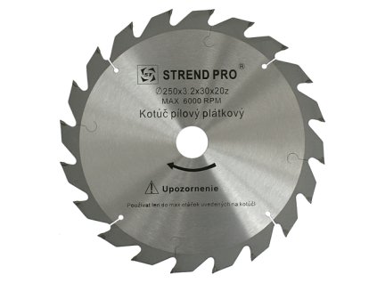 Kotouč SuperSaw NW 250x3,2x30 z20, pilový, s plátky