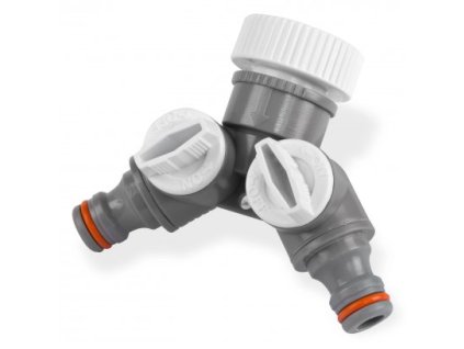 Rozdvojka na dve rýchlospojky 1"- 3/4" VNZ WHITE LINE WL-2222