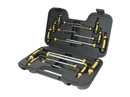 Sada šroubováků YF70019, 10 dílná, Hex, držák T, Cr-V