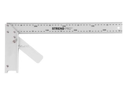 Úhelník FSC-08 400 mm, Alu. s úhloměrem