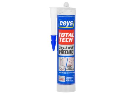 Lepidlo TOTAL TECH EXPRESS, 2v1 tmel, transparentný, 290 ml