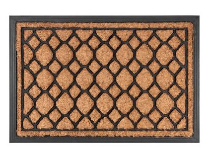 Rohožka MagicHome RBC 178, FishScales, 40x60 cm, guma / kokos