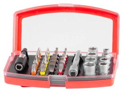 Sada bitů EVE-12091 • 34 dílná, Bit 25 mm, S2, CrV