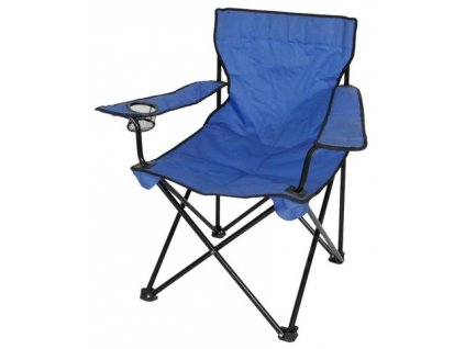 Židle STREND Pro BC2012B, skládací, modrá, 53x53x90 cm, 120 kg