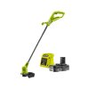 Ryobi RLT1825M-20S aku 18V vyžínač + 2,0 Ah baterie + nabíječka + sada 10ks kotoučů a nožů ONE+