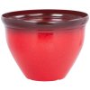 Kvetináč Strend Pro, glazúra, červený, 38 cm
