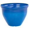 Kvetináč Strend Pro, glazúra, modrý, 38 cm