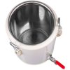 Nádoba, na prepravu jedla, s kohútom, kovová, 275 x 275 x 445 mm, 10 l