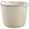 Košík Curver® KNIT 3673 30L, biely, 40x39x33 cm