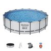 Bazén Bestway® Steel Pro MAX, 5612Z, filter, pumpa, rebrík, plachta, 4,88x1,22 m