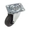 Otočné gumové koliesko s plastovým diskom 200 mm, do 80 kg