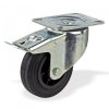 Gumové otočné koliesko s brzdou 100 mm
