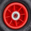 Nafukovacie koleso s guľôčkovým ložiskom pre vozík / fúrik 3.00-4, červené