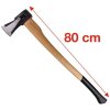 Štiepacia sekera s dreveným poriskom 80 cm 2000 g