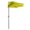 Slunečník půlkruhový 300 cm La Spezia, žlutý