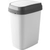 Kôš KIS Dual Swing M, 25L, biely, 37,5x26x48,5 cm, na odpadky