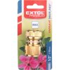 rychlospojka na hadici, 1/2 ", MOSAZ, EXTOL PREMIUM