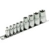 hlavice nástrčné vnitřní TORX, sada 9ks, 1/4 ", 1/2", CrV, EXTOL PREMIUM
