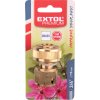 rychlospojka na hadici, 3/4 ", STOP ventil, MOSAZ, EXTOL PREMIUM