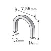 spony oblé, balení 1000ks, 14mm, 7,55x0,52x1,2mm, EXTOL PREMIUM