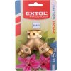 rozdvojka s ventilem, 3/4", MOSAZ, EXTOL PREMIUM