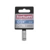hlavice nástrčná 1/4", 8mm, L 25mm, FORTUM