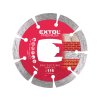 kotouč diamantový řezný, segmentový Long Life - suché řezání, 115x22,2x2mm, EXTOL PREMIUM