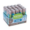 baterie alkalické, 20ks, 1,5V AAA (LR03), EXTOL ENERGY