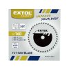 kotouč pilový s SK plátky, O 160x2,4x20mm, 36T, EXTOL CRAFT