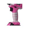 vrtací šroubovák aku, růžový, 12V Li-ion, 1300mAh, v tašce, EXTOL LADY