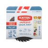 kotouč rašplový/pilový na dřevo, O 125x3x22,2mm, hrubý sek, EXTOL PREMIUM