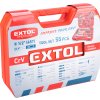 sada nářadí 55ks, 1/4", 1/2", CrV, EXTOL PREMIUM