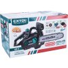 pila řetězová aku, BRUSHLESS, 40V Li-ion, 30cm, bez baterie a nabíječky, EXTOL INDUSTRIAL