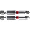 hrot křížový phillips, sada 2ks, PH 2x50mm, S2, FORTUM-KITO