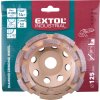 kotouč diamantový brusný dvouřadý, O 125x22,2mm, EXTOL INDUSTRIAL