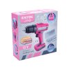 vrtací šroubovák aku, růžový, 12V Li-ion, 1500mAh, EXTOL LADY