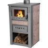 Kachle Nova Ceramic, 7,5 kW, 120 mm, mocca