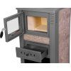 Kachle Nova Ceramic, 7,5 kW, 120 mm, mocca