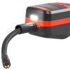 Kompresor Strend Pro K25, ručný, 150 psi, 10 bar, LED svetlo, akumulátorová pumpička