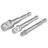 Sada adaptérov Strend Pro, do vŕtačky, 1/4", 3/8", 1/2"