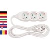 Cable GERMAN socket Strend Pro DG-805B 1,50 m, 5 sockets, HU, RO, SRB, CRO